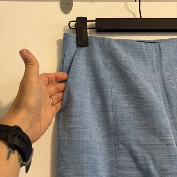 Simons Blue Boot Cut Flare Pants - Picture 3 of 10